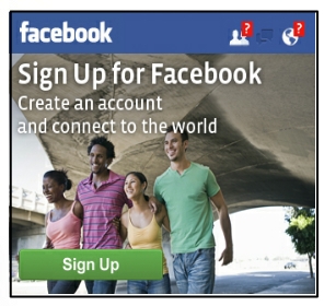 facebook sign up